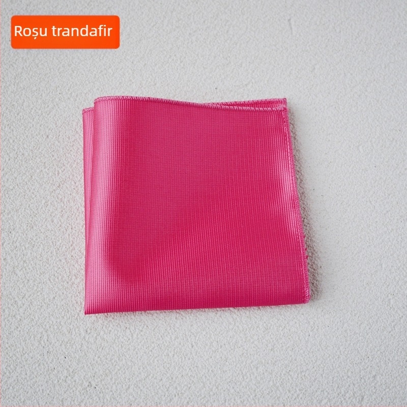 Batistă de buzunar - poliester mătase, stil lux lejer, țesătură Jacquard, model uni