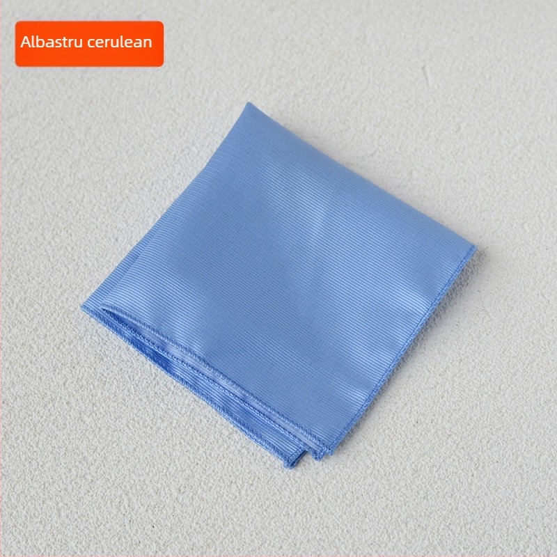 Batistă de buzunar - poliester mătase, stil lux lejer, țesătură Jacquard, model uni