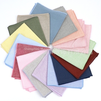 Prosop de buzunar din bumbac, minimalist și stilat pentru adulți, colecția de iarnă 2023