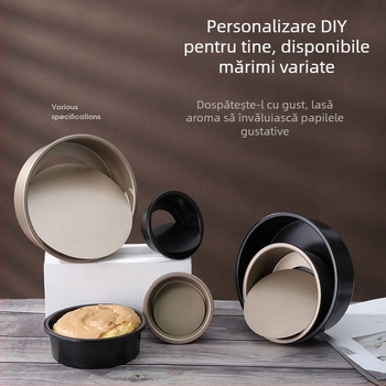 Formă rotundă pentru chec chiffon cu fund detașabil, din oțel carbon, antiaderent, mai multe dimensiuni