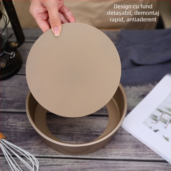 Formă rotundă pentru chec chiffon cu fund detașabil, din oțel carbon, antiaderent, mai multe dimensiuni