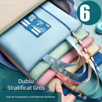 Sac de teme din material Oxford cu fermoar