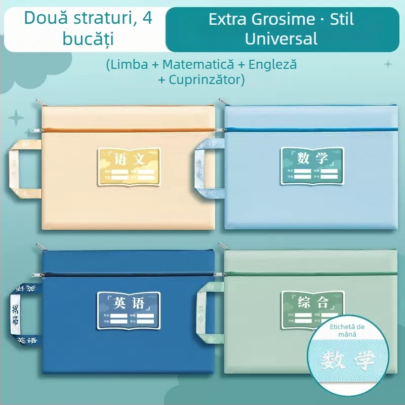 Sac de teme din material Oxford cu fermoar