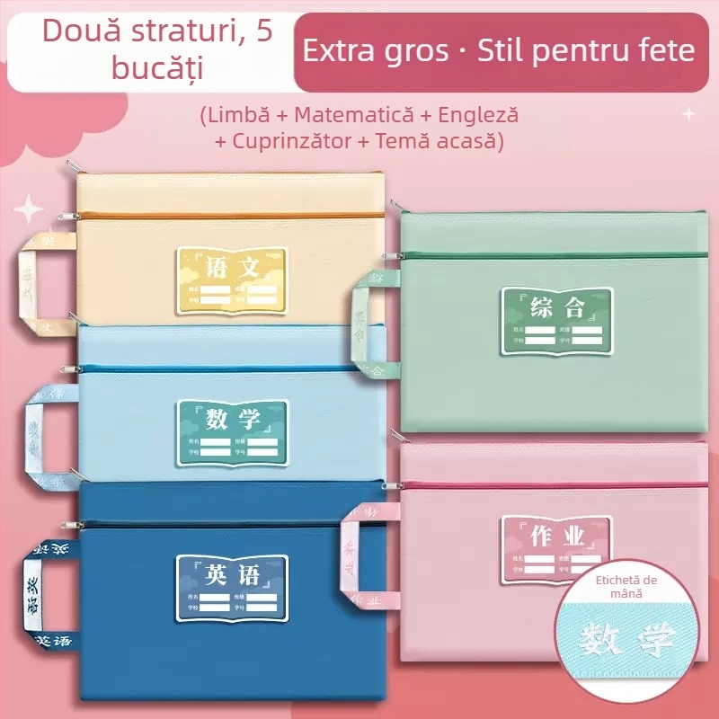 Sac de teme din material Oxford cu fermoar