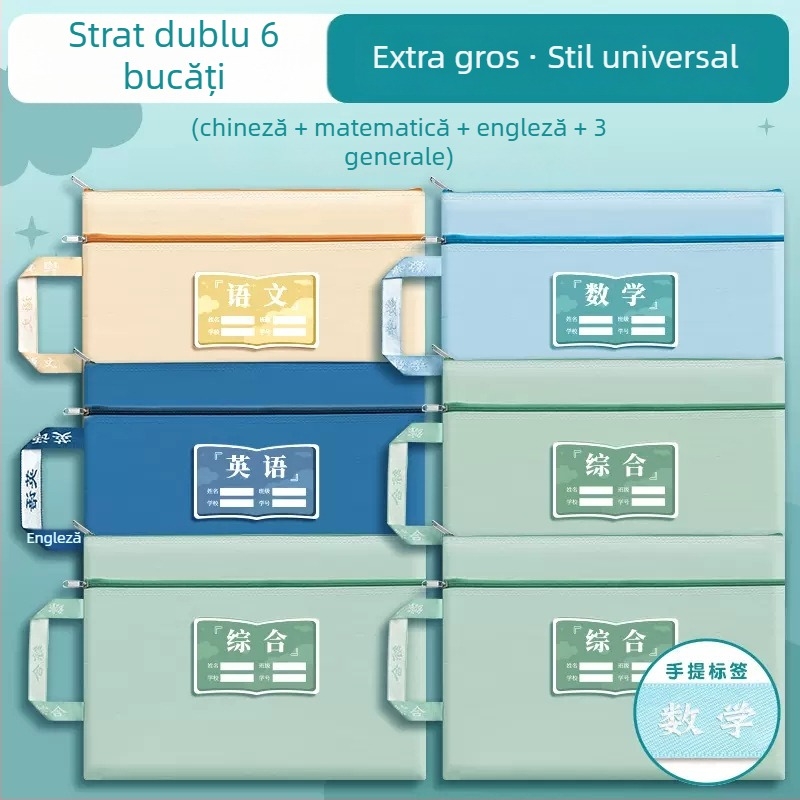 Sac de teme din material Oxford cu fermoar