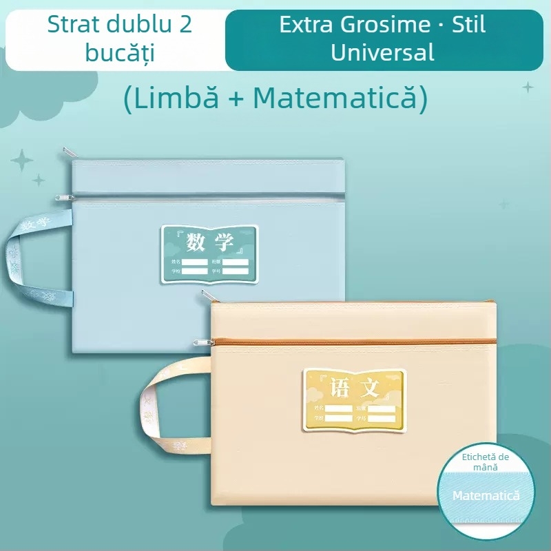 Sac de teme din material Oxford cu fermoar