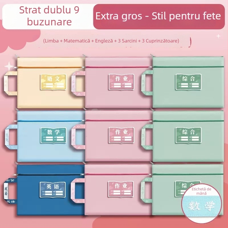 Sac de teme din material Oxford cu fermoar