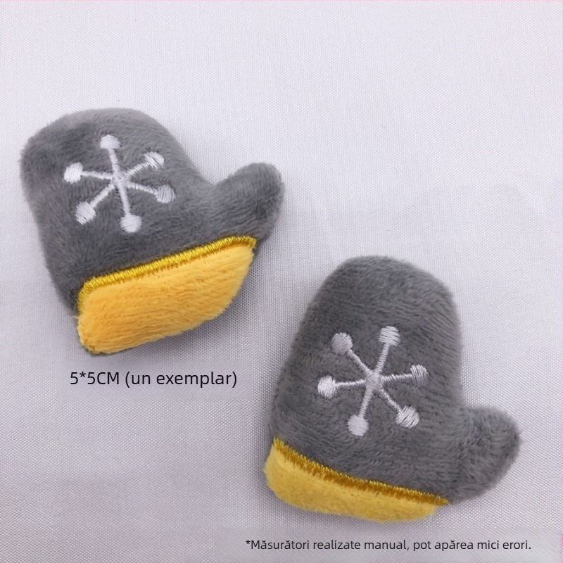 Broșă din pluș PP bumbac, serie de Crăciun, personaje de desene animate, decor pentru pantofi și șosete