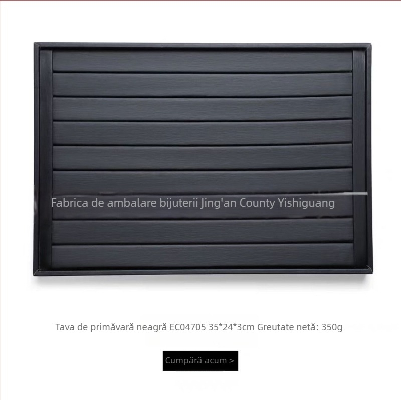 Suport pentru bijuterii din piele și placă de lemn, formă pătrată, într-o singură piesă, cu tehnică de îmbinare splicing, un singur strat