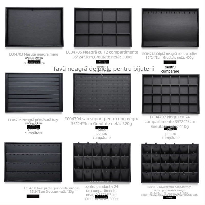 Suport pentru bijuterii din piele și placă de lemn, formă pătrată, într-o singură piesă, cu tehnică de îmbinare splicing, un singur strat