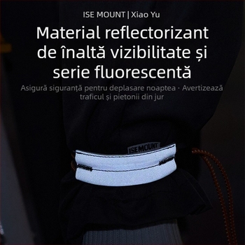 ISEMOUNT Curele de protecție pentru picior pentru ciclism – Lungi, Lycra/Spandex, pentru bicicletă de drum și MTB, alergare nocturnă, bandă de avertizare