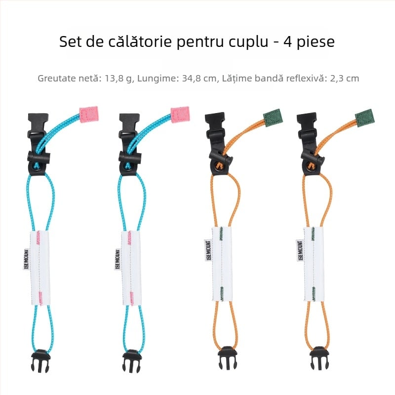 ISEMOUNT Curele de protecție pentru picior pentru ciclism – Lungi, Lycra/Spandex, pentru bicicletă de drum și MTB, alergare nocturnă, bandă de avertizare