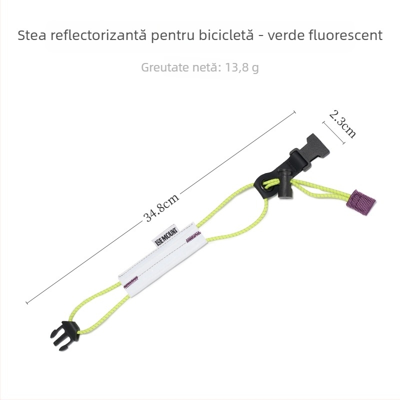 ISEMOUNT Curele de protecție pentru picior pentru ciclism – Lungi, Lycra/Spandex, pentru bicicletă de drum și MTB, alergare nocturnă, bandă de avertizare