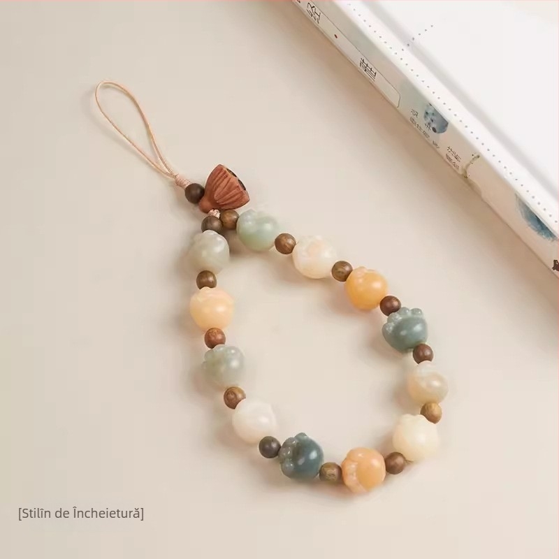 Pandantiv Bodhi pentru telefon – țesut, formă de animal, curea decorativă pentru telefon