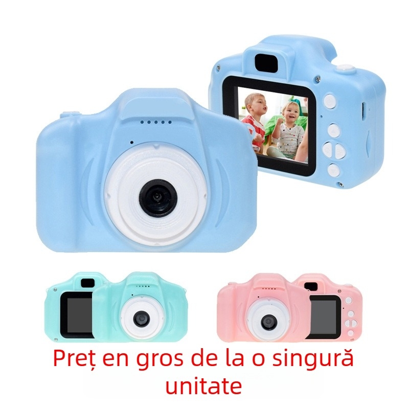 Cameră digitală pentru copii X2 – senzor CMOS 1/1.7in, zoom digital 7x, LCD de 2.0 inci, obiectiv periscop, stabilizare electronică a imaginii