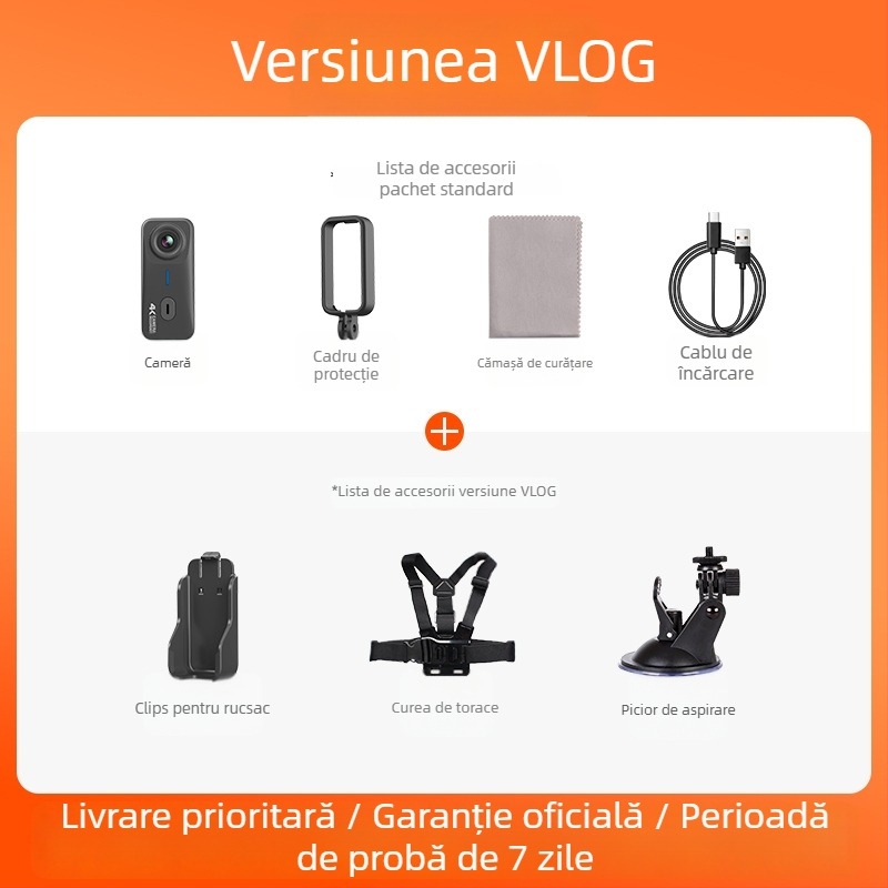 Mountain Dog G10 cameră de acțiune pentru sport și motocicletă, impermeabilă, pentru vlog, 16 MP, card TF, autonomie 2 ore