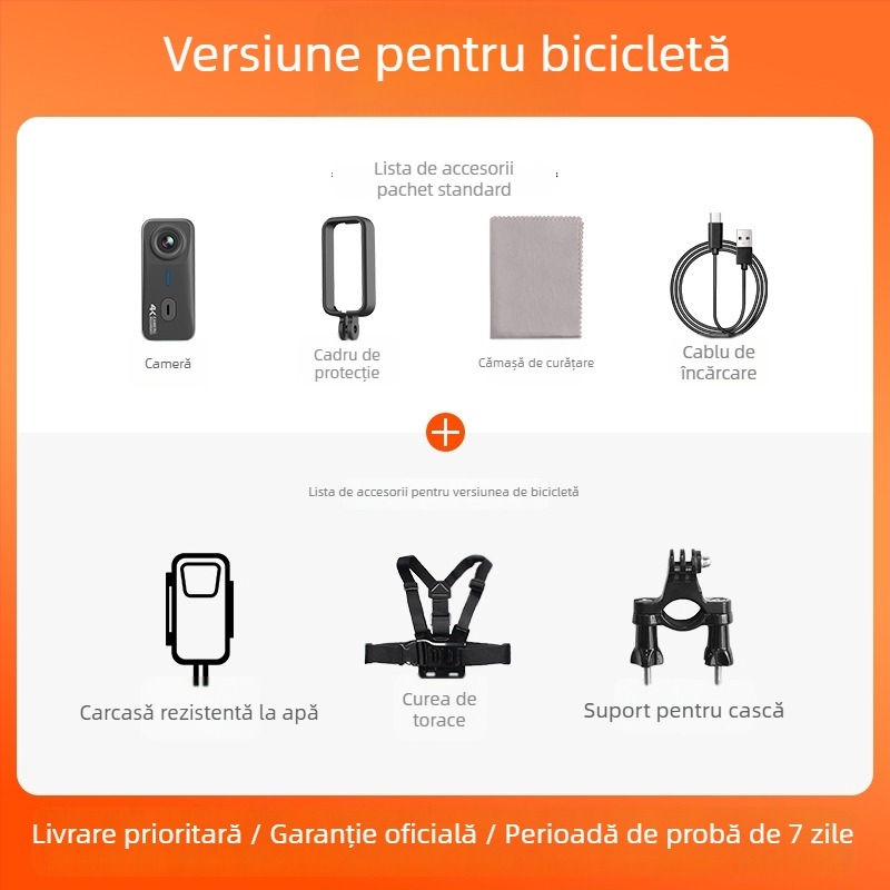 Mountain Dog G10 cameră de acțiune pentru sport și motocicletă, impermeabilă, pentru vlog, 16 MP, card TF, autonomie 2 ore