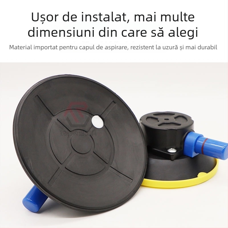 Cupă de aspirație cu pompă manuală pentru camere de acțiune și camere foto, construcție din cauciuc și metal, imprimare logo disponibilă, garanție națională