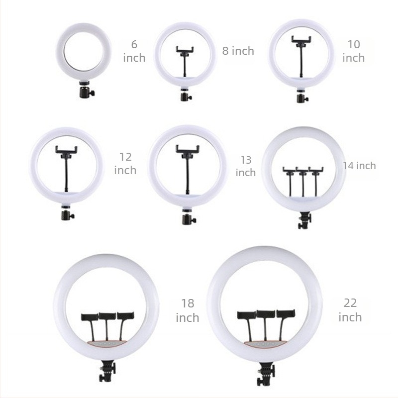 Lumină circulară pentru streaming live și fotografie (36W, 12V, 2500-9900K, modelul A-45, telecomandă)