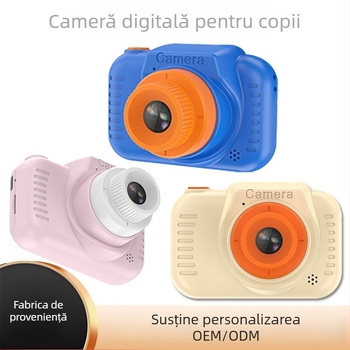 H9 mini cameră digitală pentru copii, cu obiectiv dual HD, ecran LCD 2.0'', stocare TF, fotografii și videoclipuri