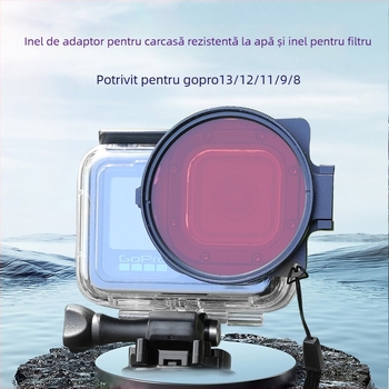Accesorii de filtru pentru scufundări GoPro Hero8-11, design modular, JUNESTAR GP9FZ58