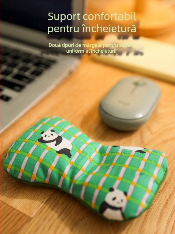 Sprijin pentru încheietură pentru tastatură și mouse, cu design detașabil, din material textil, stil lux ușor
