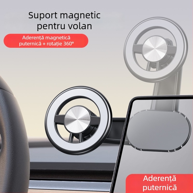 Suport de încărcare wireless pentru ventilarea mașinii – Z701, bază rotativă orizontală și verticală (Model: Z701; Material: metal și plastic; Montaj: clip pentru ventilarea mașinii; Compatibilitate: universală)