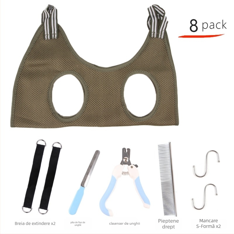 Hamac de îngrijire pentru animale de companie pentru pisici și câini — material poliester, marcă Pet taro, nu este importat