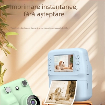 Cameră instantanee portabilă cu imprimantă termică, modelul A29s, ecran LCD de 2,4 inch, stocare pe card SD, autonomie baterie 1-2 ore