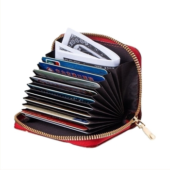 Portofel pentru monede cu model anime, material PVC, design cu 1 pliură, căptușeală din piele sintetică, ușor