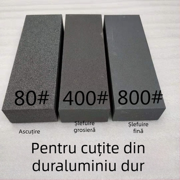 Piatră de ascuțit diamant pentru cuțite din oțel dur – ascuțire grosieră și fină