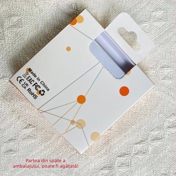 Suport pentru telefon montat pe bord cu braț magnetic pentru airbag, corp transparent, finisaj electroplacat, model CD print, compatibil MagSafe, pentru utilizare lângă pat