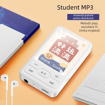 Player MP3 portabil pentru studenți, player de muzică compact, fără înregistrare video