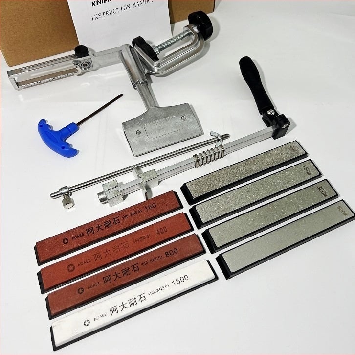 Ascuțitor de cuțite din oțel inoxidabil – unghi fix și unghi complet, universal, suport de ascuțire profesional | Li Peide, stil lux ușor