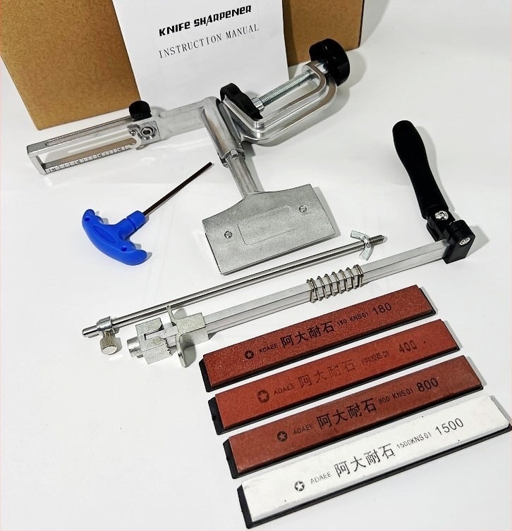 Ascuțitor de cuțite din oțel inoxidabil – unghi fix și unghi complet, universal, suport de ascuțire profesional | Li Peide, stil lux ușor