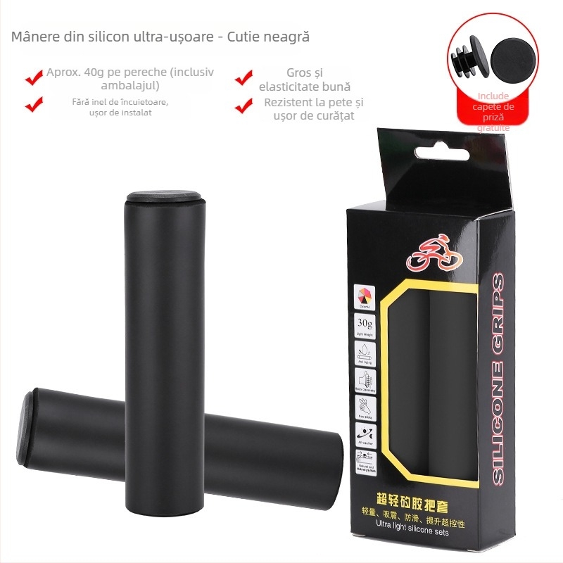 Manșă de ghidon pentru bicicletă din burete, MTB, etichetă privată personalizabilă Hisue