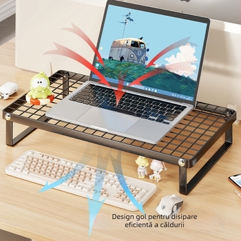 Suport pentru laptop și monitor – din fier – Brand Evesigar/Isijia – Pentru laptop și monitor desktop – Model 2270446910148444416
