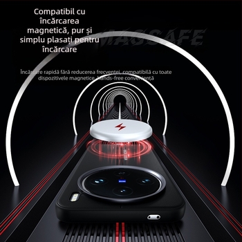 Husă de telefon Vivo X200 Ultra cu textură de piele și prindere magnetică (Material: TPU + piele PU; Proces: presare la cald; Compatibilitate: Vivo X200 Ultra; Protecție împotriva căderilor; Anti-amprente)