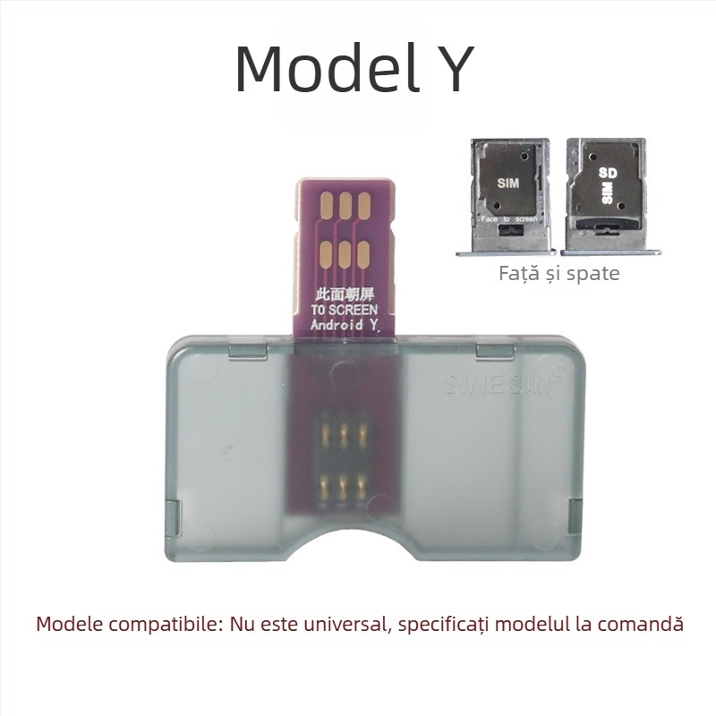 Schimbător SIM pentru Android USB 2.0 – Curry, Modele A și B, Contact