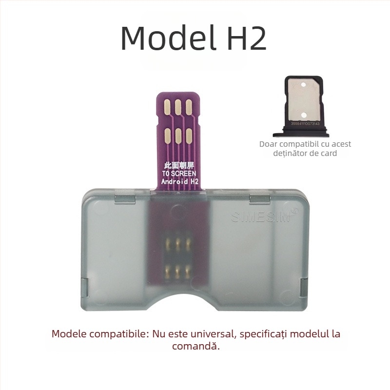 Schimbător SIM pentru Android USB 2.0 – Curry, Modele A și B, Contact