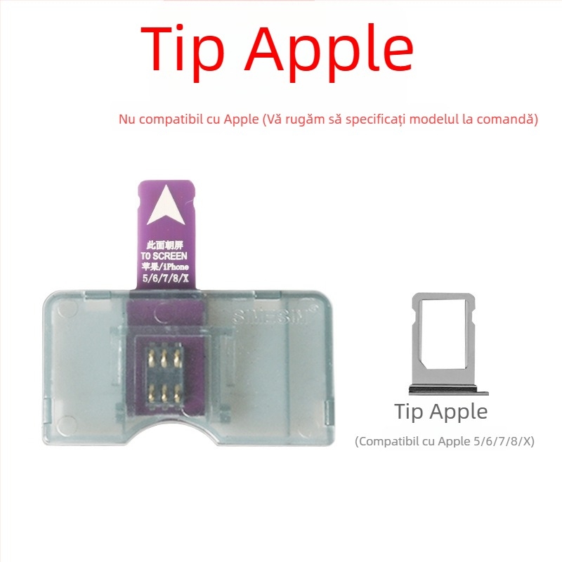 Schimbător SIM pentru Android USB 2.0 – Curry, Modele A și B, Contact