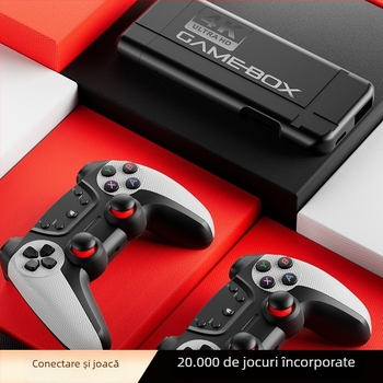 Consolă arcade wireless K9 pentru 2–4 jucători, 32/64 GB, HDMI, OS simulare