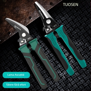 Tuosen Clește pentru dezizolarea cablurilor — Unealtă multifuncțională pentru dezizolarea firelor, crimpare, prindere și deschiderea cablurilor