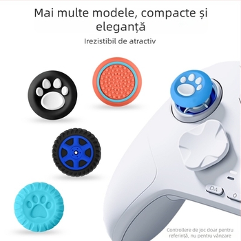 Capac joystick din silicon anti-derapant pentru Feizhi — design cartoon drăguț, protejează joystick-ul, îmbunătățește aspectul