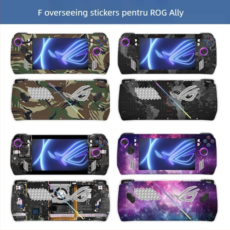 folie de protecție pentru consola de jocuri ROG Ally (PVC, 0,06 mm, personalizată după desene)