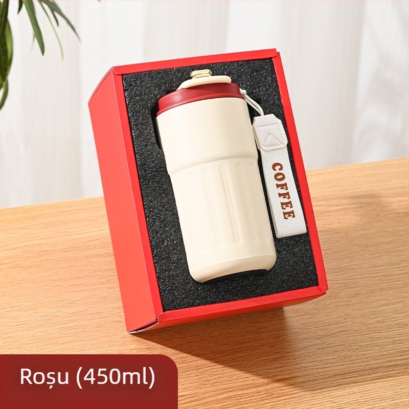 Cană termică pentru cadouri de afaceri cu logo personalizat – oțel inoxidabil 316, izolație în vid 0–6 ore, imprimare logo, ambalaj cadou, portabil