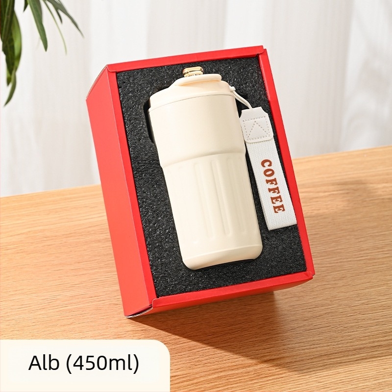 Cană termică pentru cadouri de afaceri cu logo personalizat – oțel inoxidabil 316, izolație în vid 0–6 ore, imprimare logo, ambalaj cadou, portabil