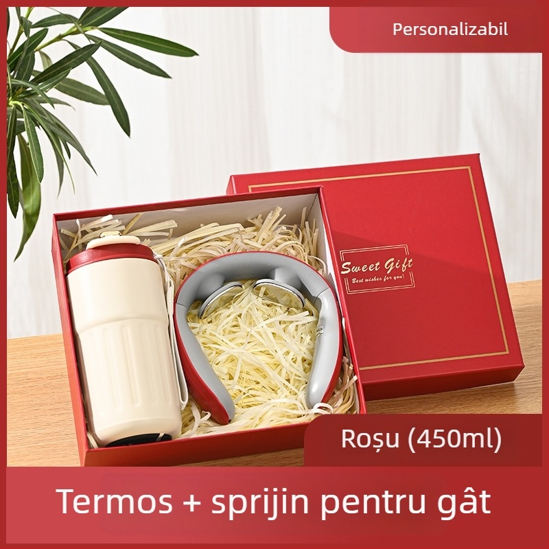 Cană termică pentru cadouri de afaceri cu logo personalizat – oțel inoxidabil 316, izolație în vid 0–6 ore, imprimare logo, ambalaj cadou, portabil