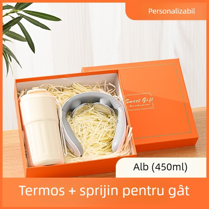 Cană termică pentru cadouri de afaceri cu logo personalizat – oțel inoxidabil 316, izolație în vid 0–6 ore, imprimare logo, ambalaj cadou, portabil