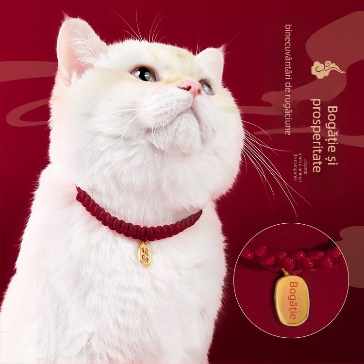 Colier pentru animale din Mohair pentru pisici și câini, accesoriu decorativ pentru gât, potrivit pentru toate anotimpurile